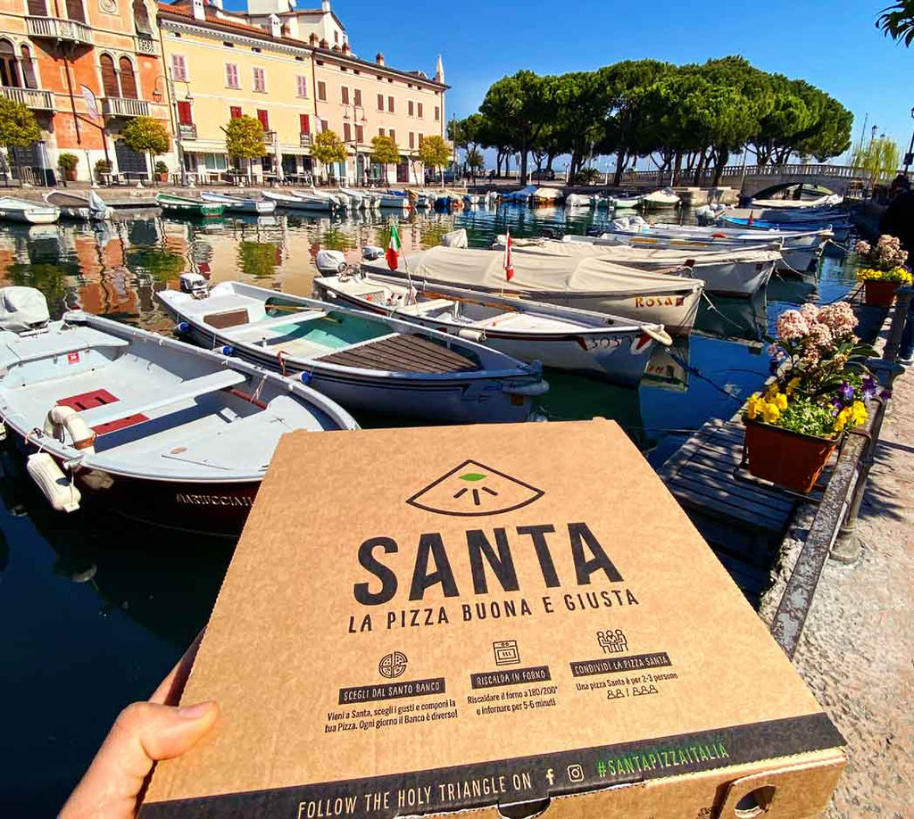Santa Pizza Delivery consegna a casa tua a domicilio tutti i giorni a Desenzano del Garda
