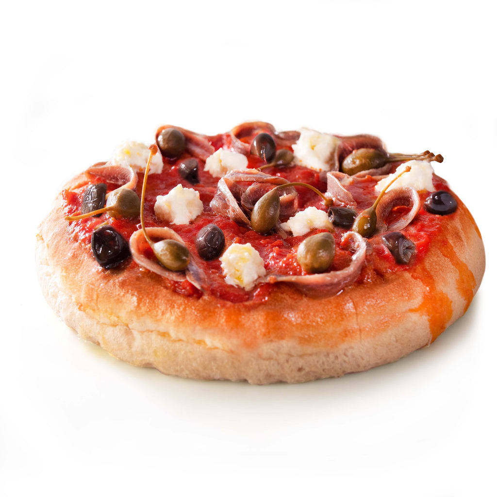 Pizza Cantabrico con acciughe a Desenzano del Garda